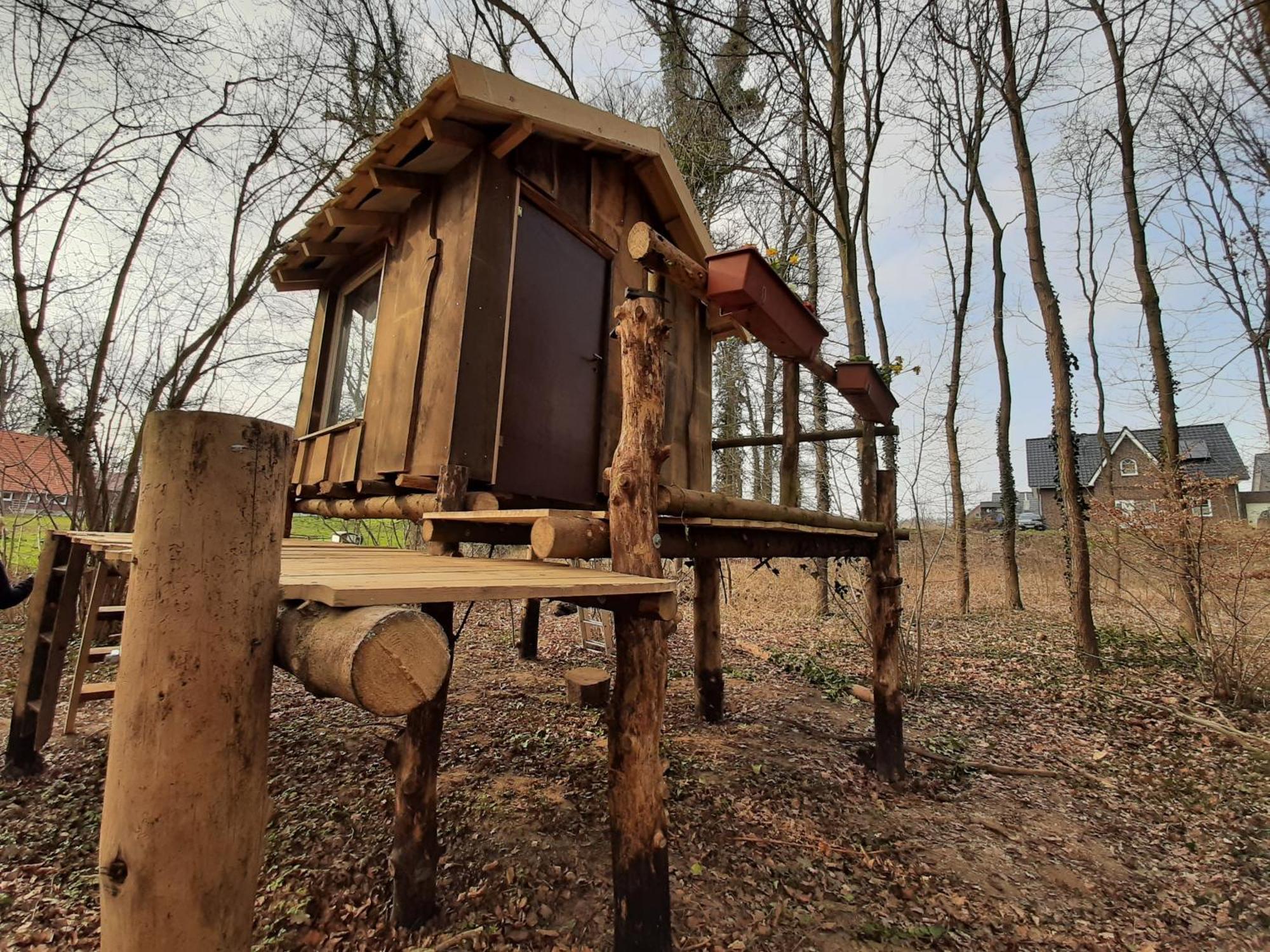 Hotel Baumhausnaechte Ladbergen Exteriér fotografie